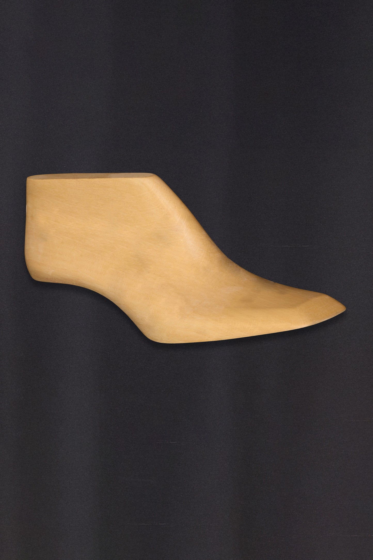 Ladies Sandal with Square Toe - 50mm Heel Height - Wooden shoe last FRONT SIDE VIEW