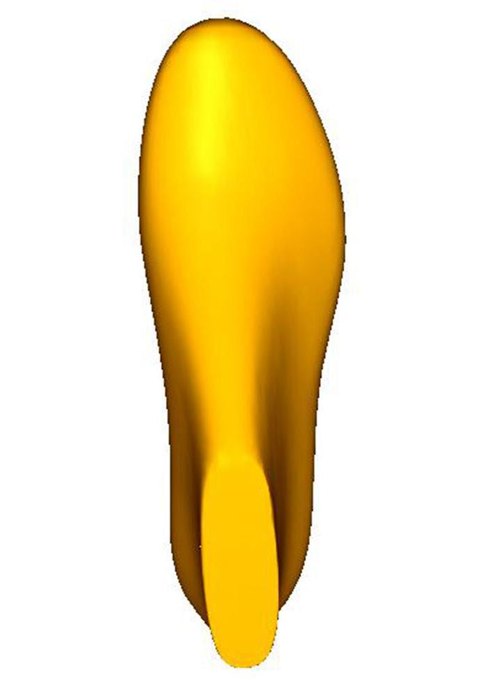 Mens Fashion Runner - 7mm Heel Height / 9mm Toe Spring - Plastic Shoe Last - TOP VIEW