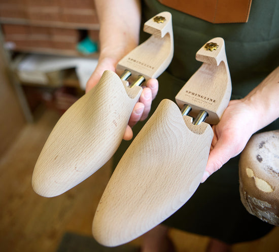 Natural Maple Shoe Trees | Handcrafted in Northampton | Springline
